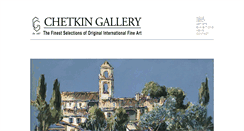 Desktop Screenshot of chetkingallery.com